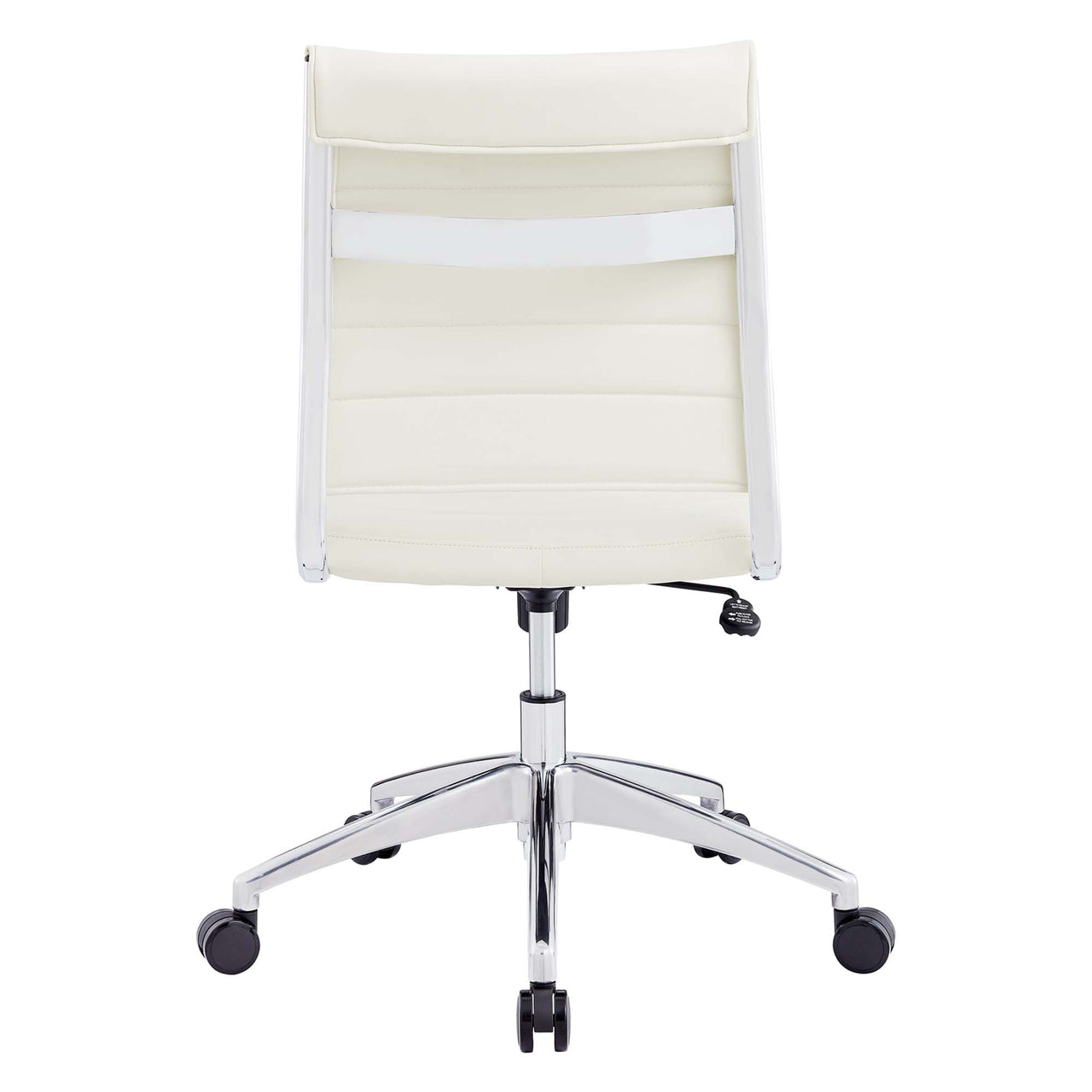 Office Flex Armless Mid Back Office Chair, White