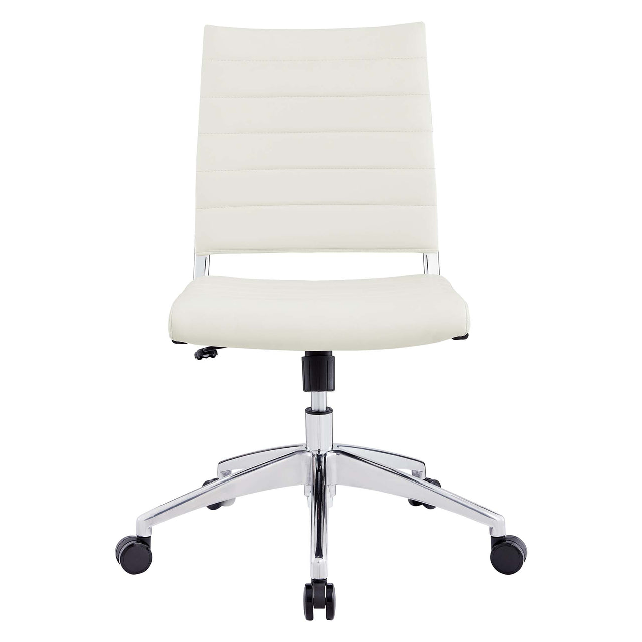 Office Flex Armless Mid Back Office Chair, White
