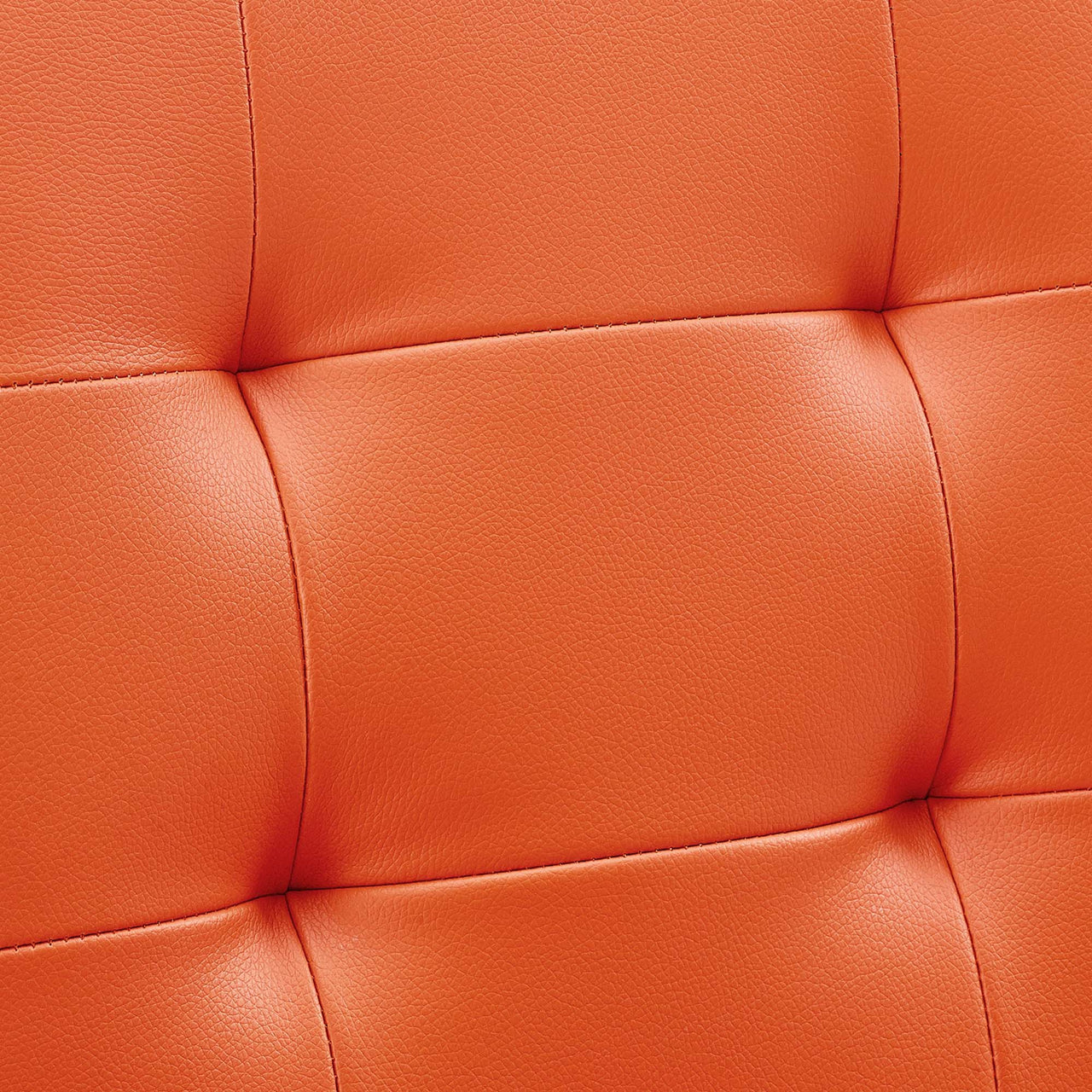 Quartz Armless Mid Back Office Chair, Orange