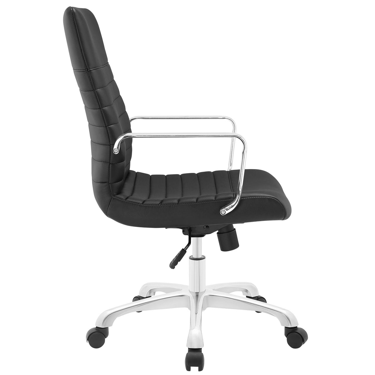 Refined Mid Back Office Chair, Black