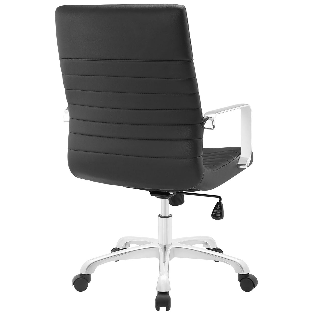 Refined Mid Back Office Chair, Black