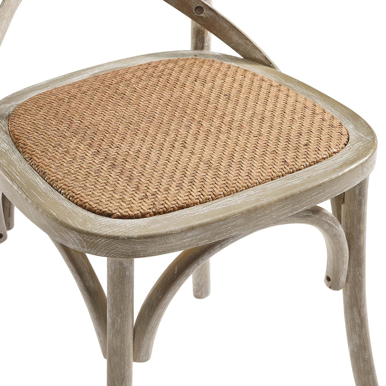 Countryside-Chic Dining Chair, Gray