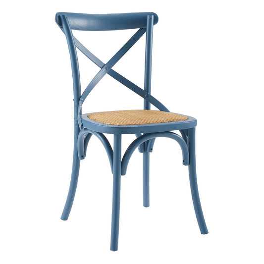 Countryside-Chic Dining Chair, Blue