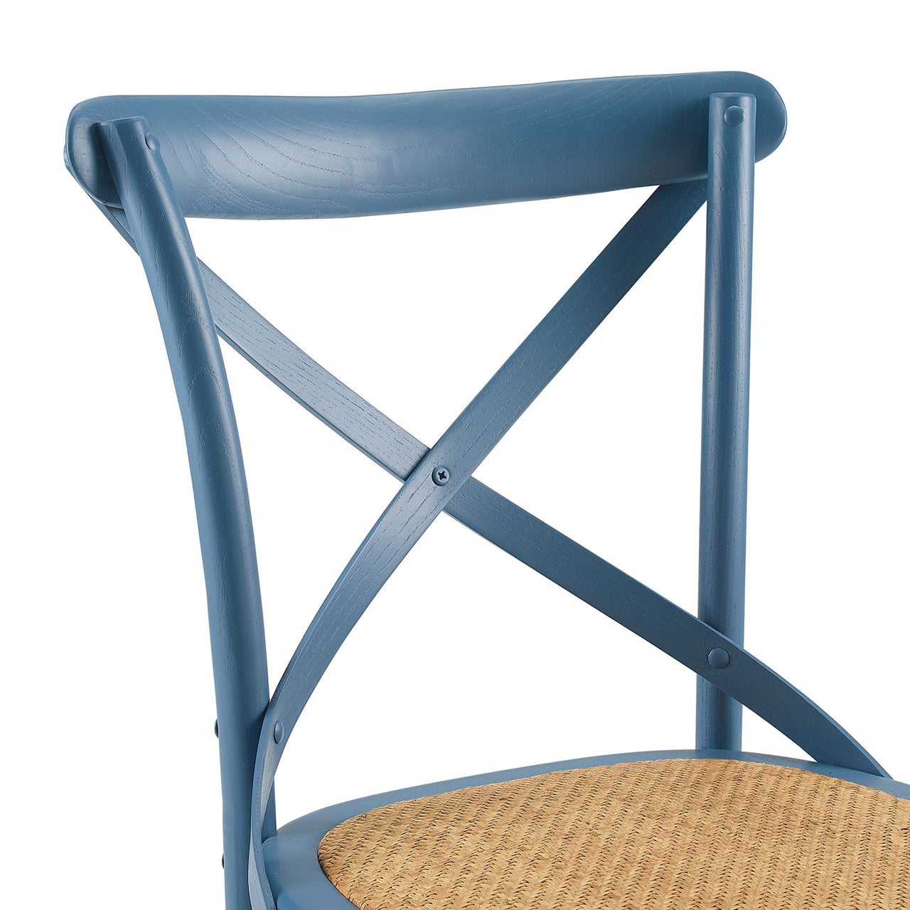 Countryside-Chic Dining Chair, Blue