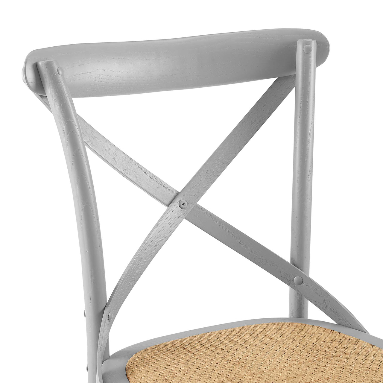 Countryside-Chic Dining Chair, Light Gray