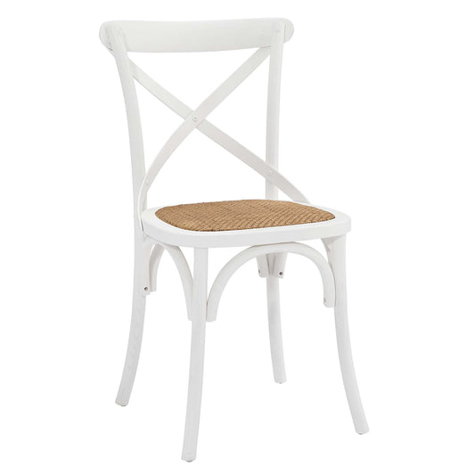 Countryside-Chic Dining Chair, White