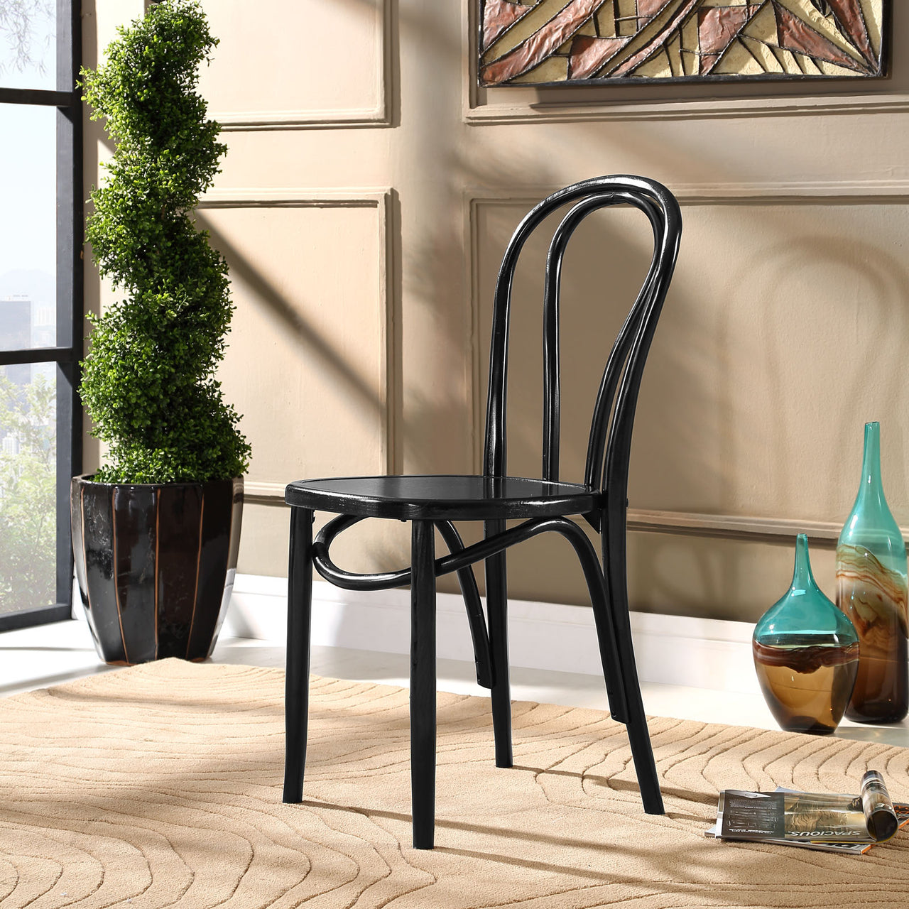 Epochal Dining Chair, Black