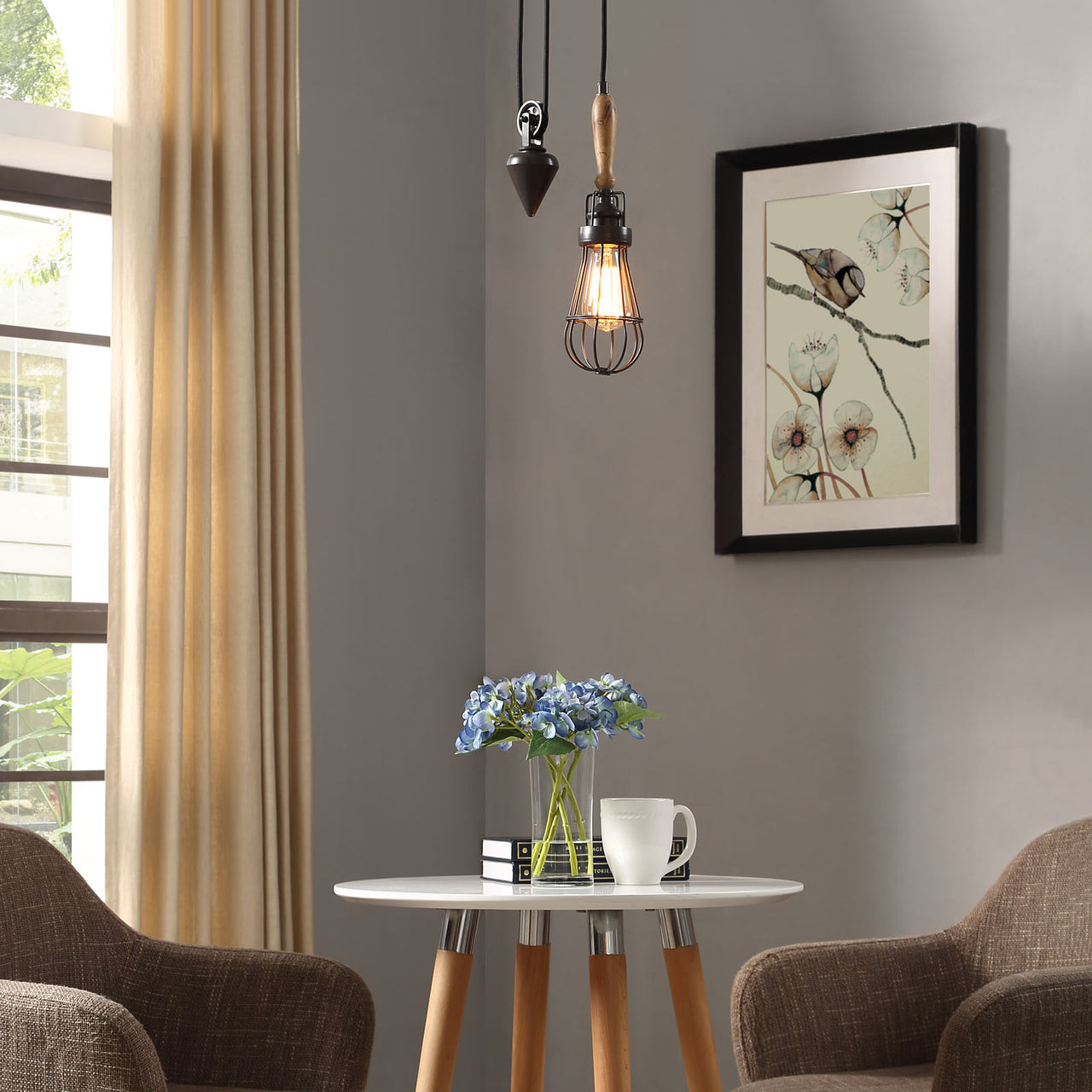 Excavate Ceiling Fixture, Silver