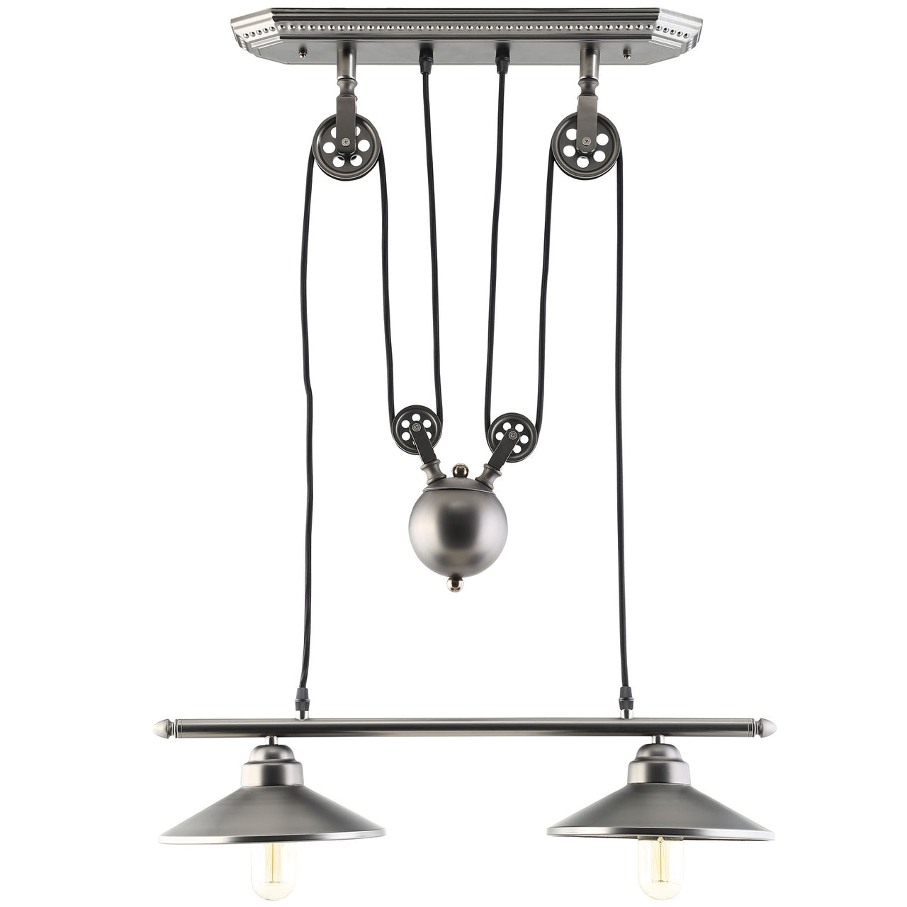 Visionary Ceiling Fixture, Silver