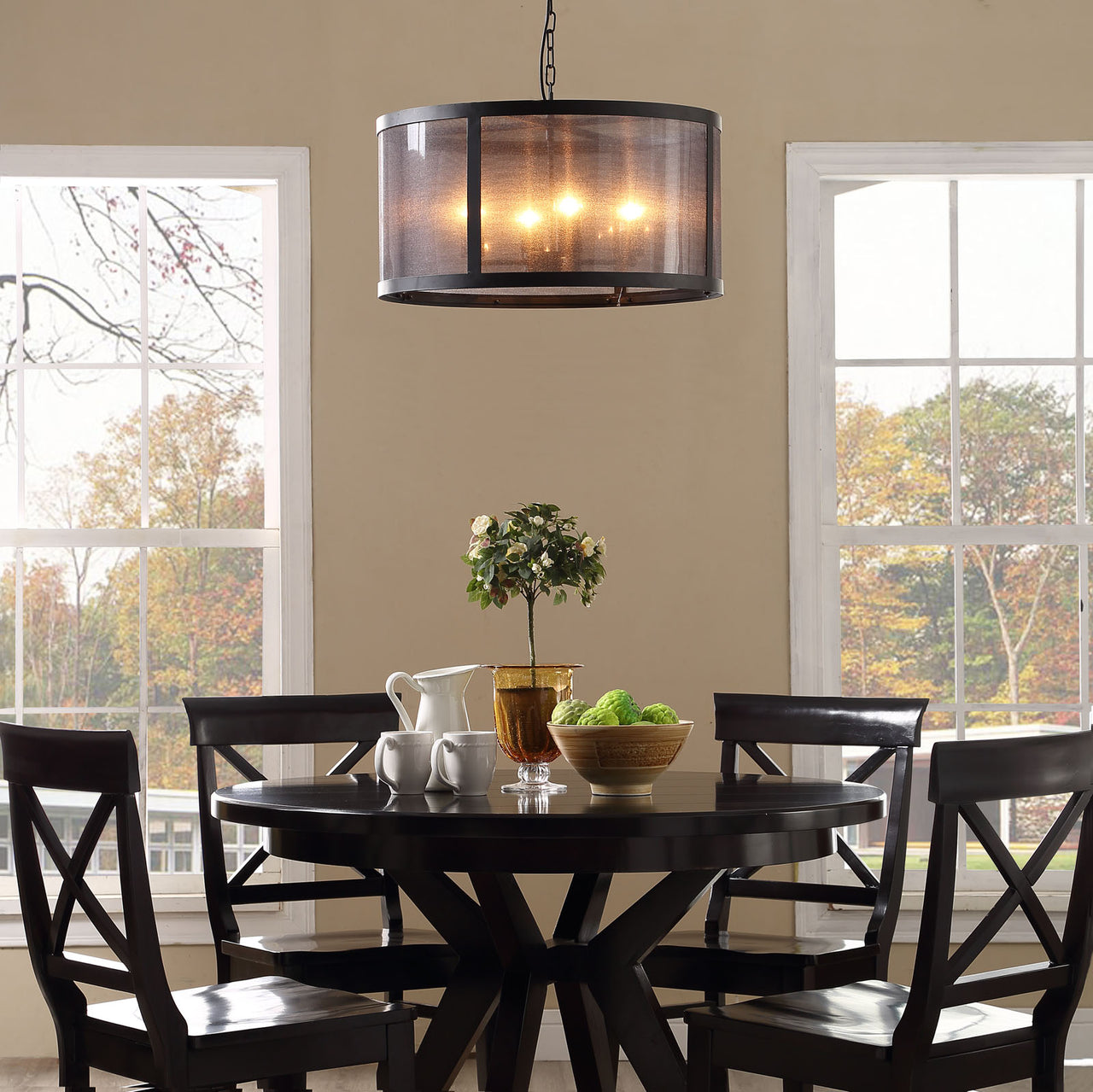 Frost Chandelier, Black