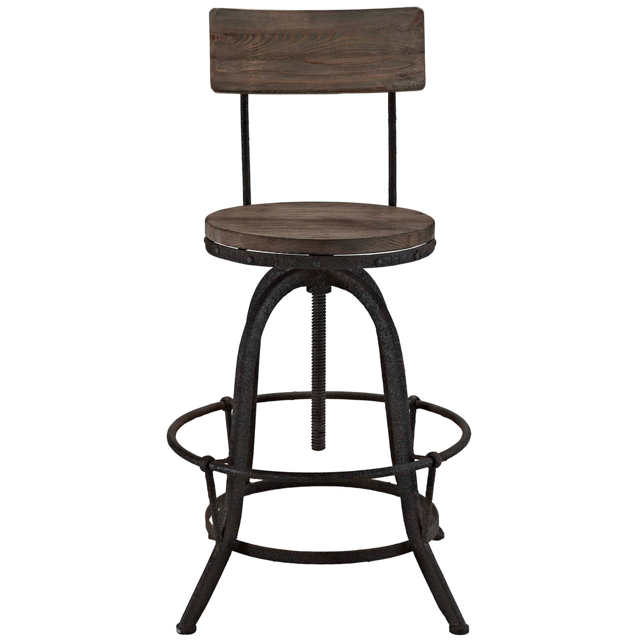Procure Bar Stool Set of 2, Brown