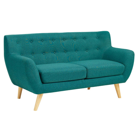 Engage Fabric Loveseat, Teal