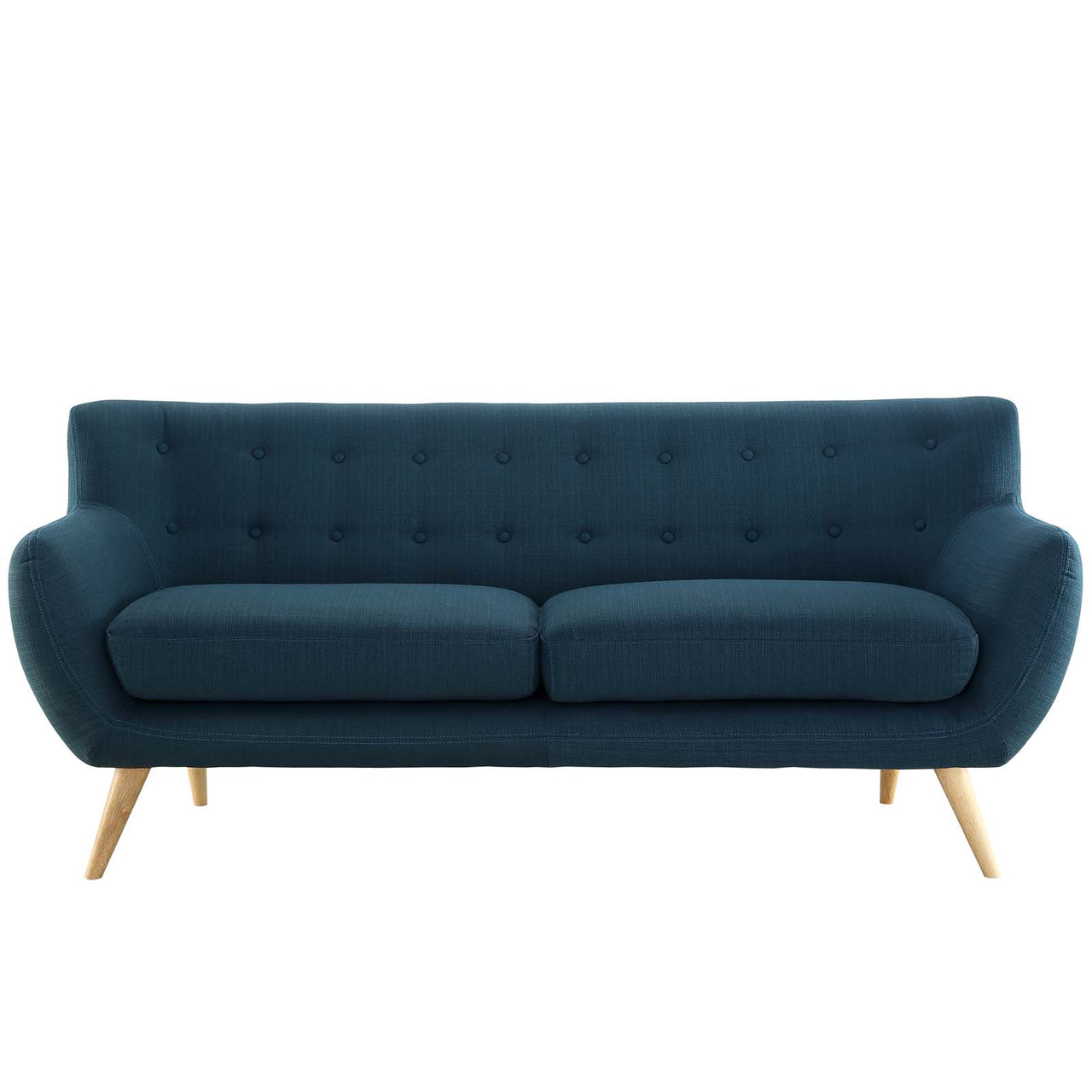 Engage Fabric Sofa, Azure