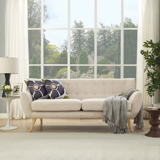 Engage Fabric Sofa, Beige