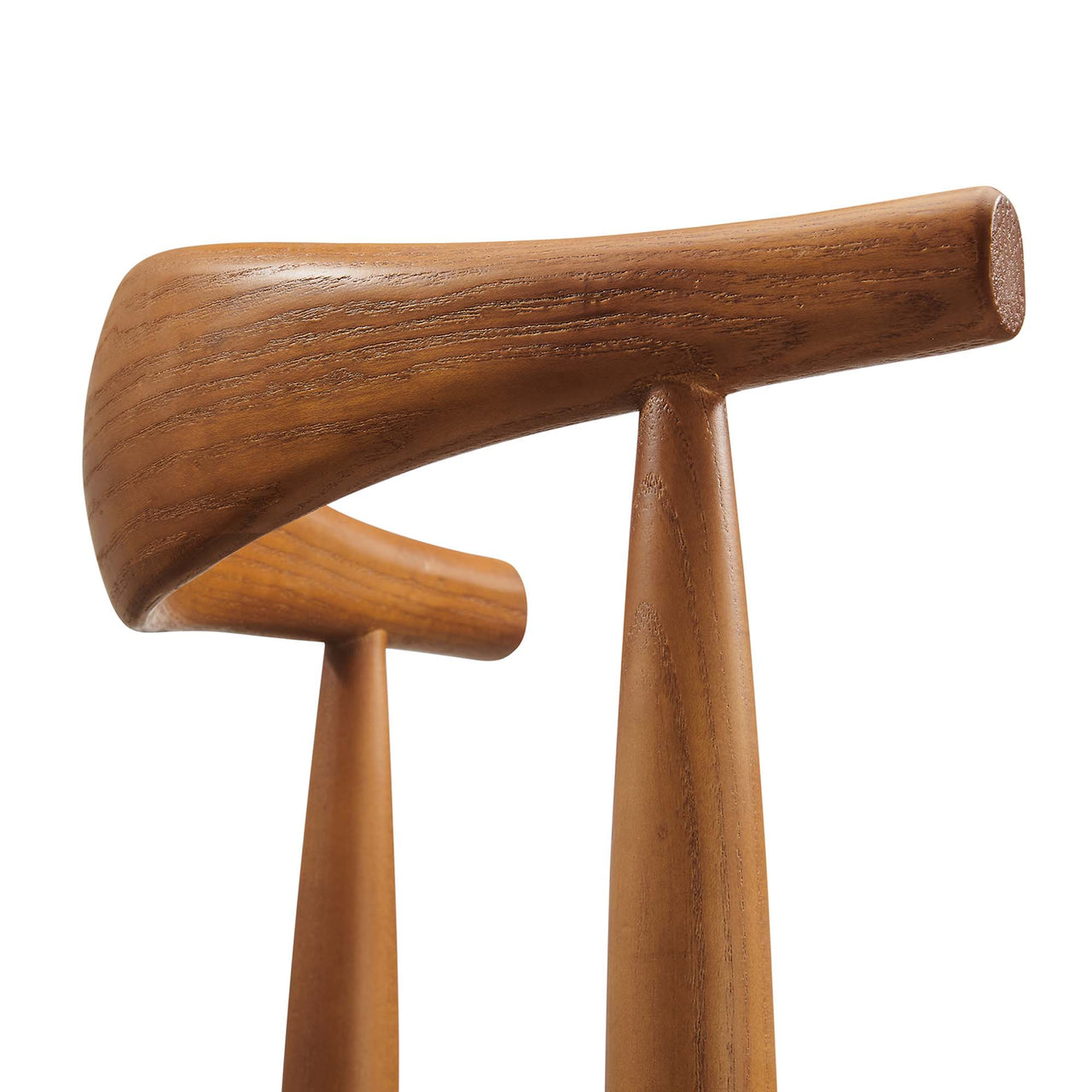 Eamesque Wood Dining Chair Set of 4, Black