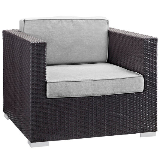 Commune Alfresco Armchair, Espresso & Gray
