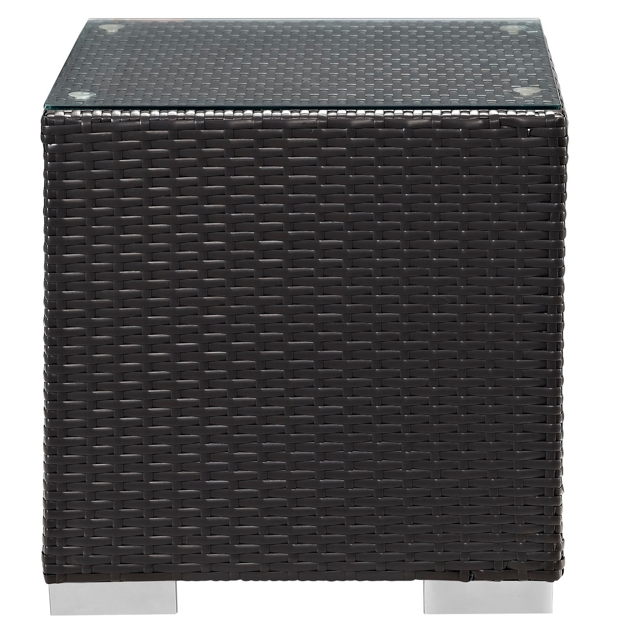 Conversation 5-Piece Alfresco Sectional Set, Espresso & Mocha