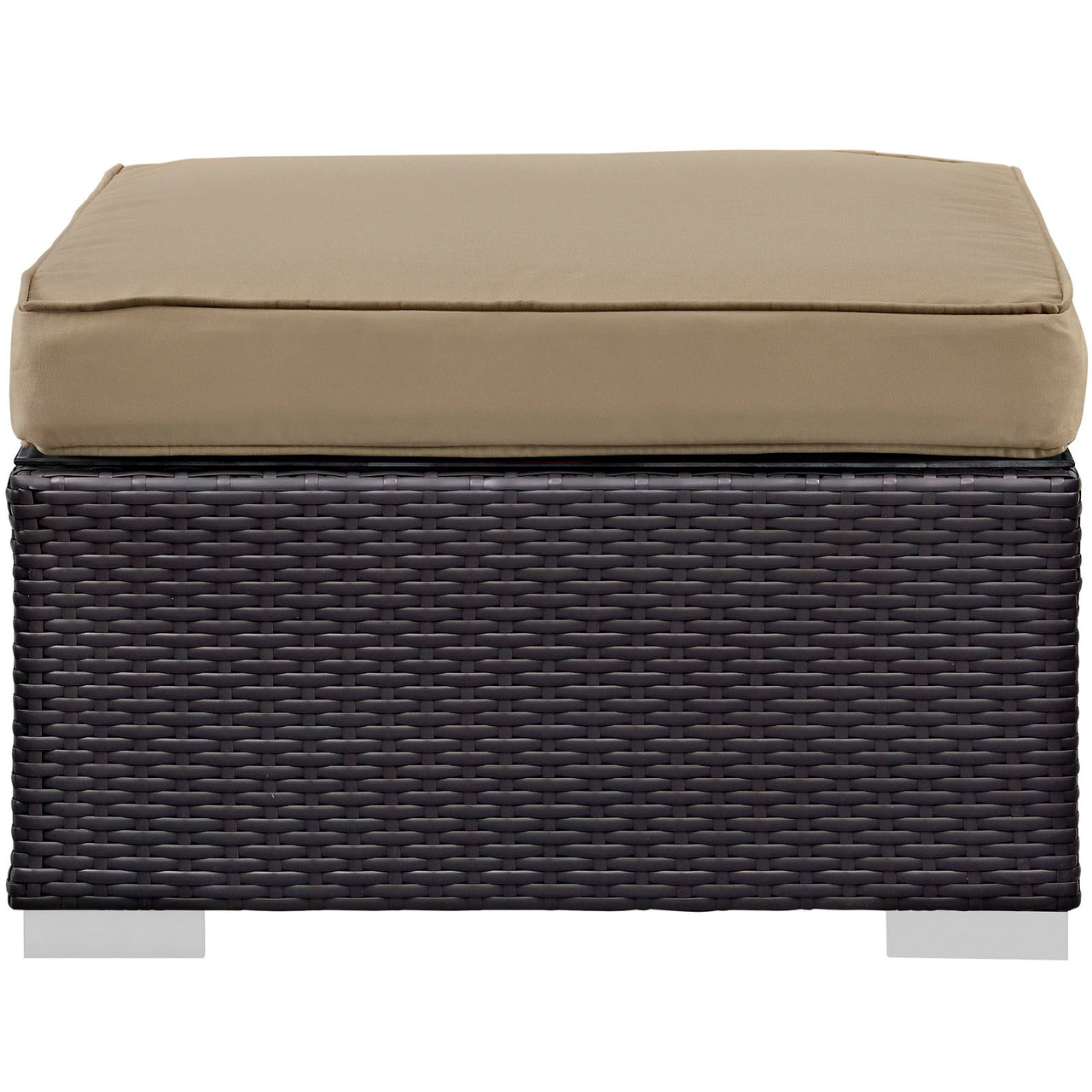 Conversation 5-Piece Alfresco Sectional Set, Espresso & Mocha