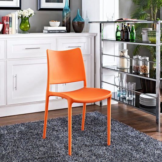 Vibe Indoor | Outdoor Dining Chair, Orange