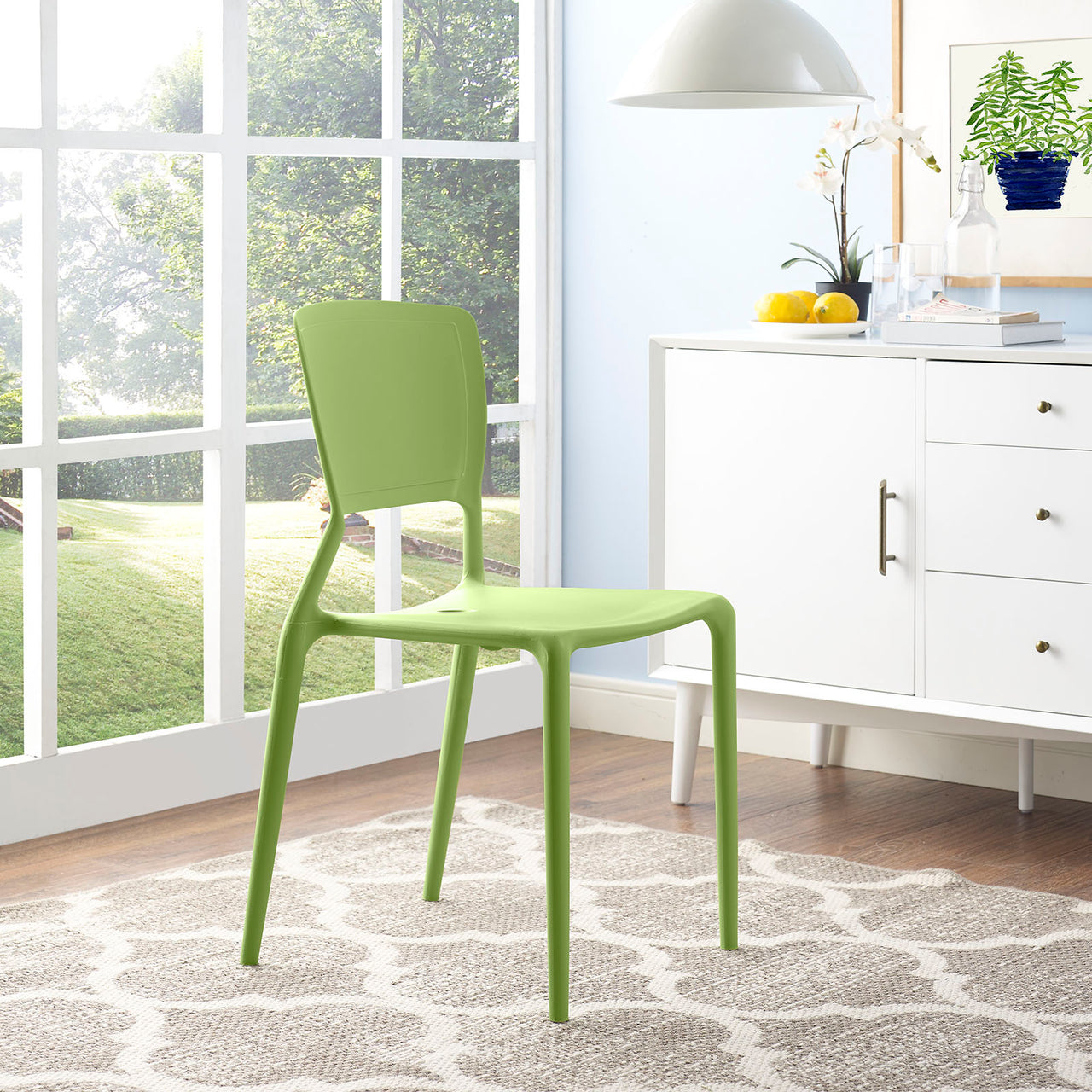 Fine Dining Side Chair, Green