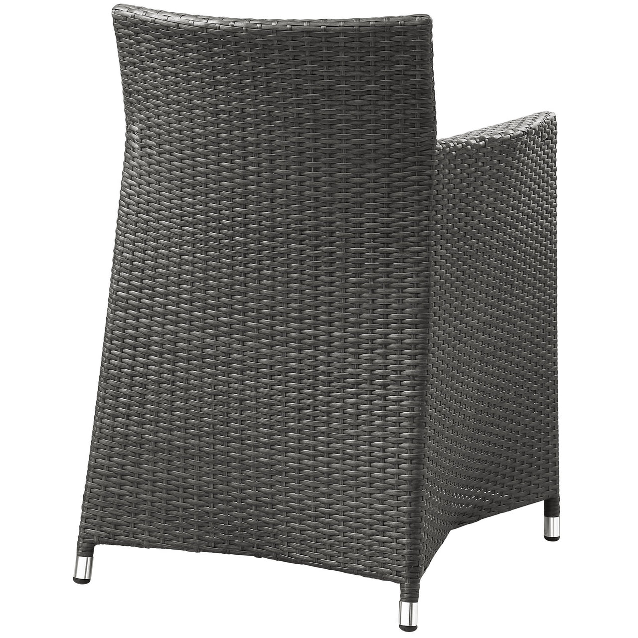 Junction 5 Piece Outdoor Patio Dining Set, Brown & White