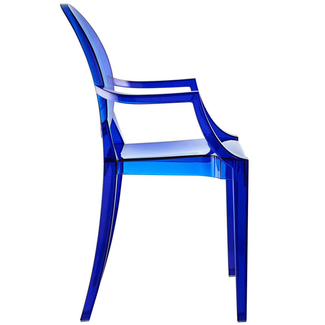 Casper Dining Armchairs Set of 4, Blue