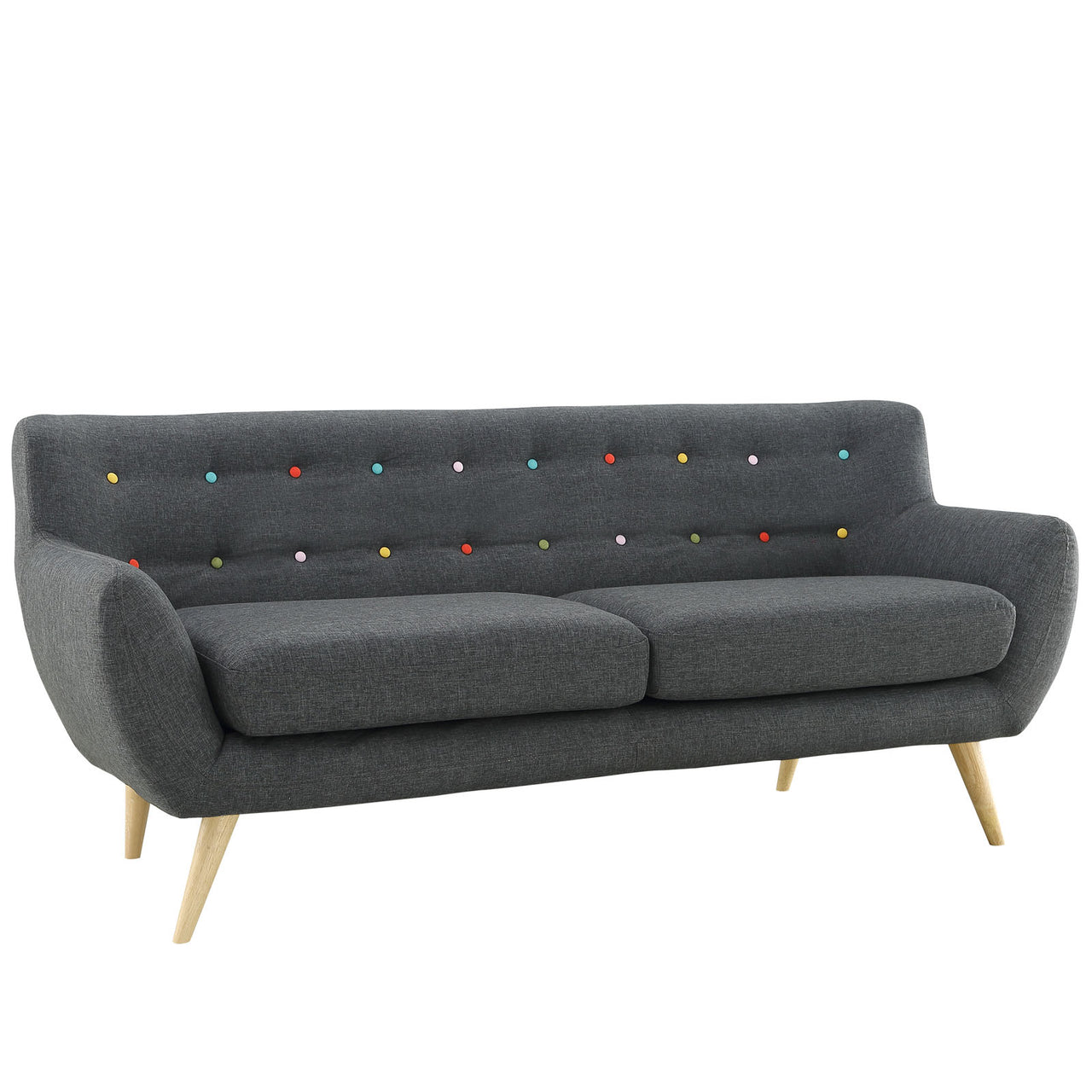 Engage 2-Piece Living Room Set, Gray