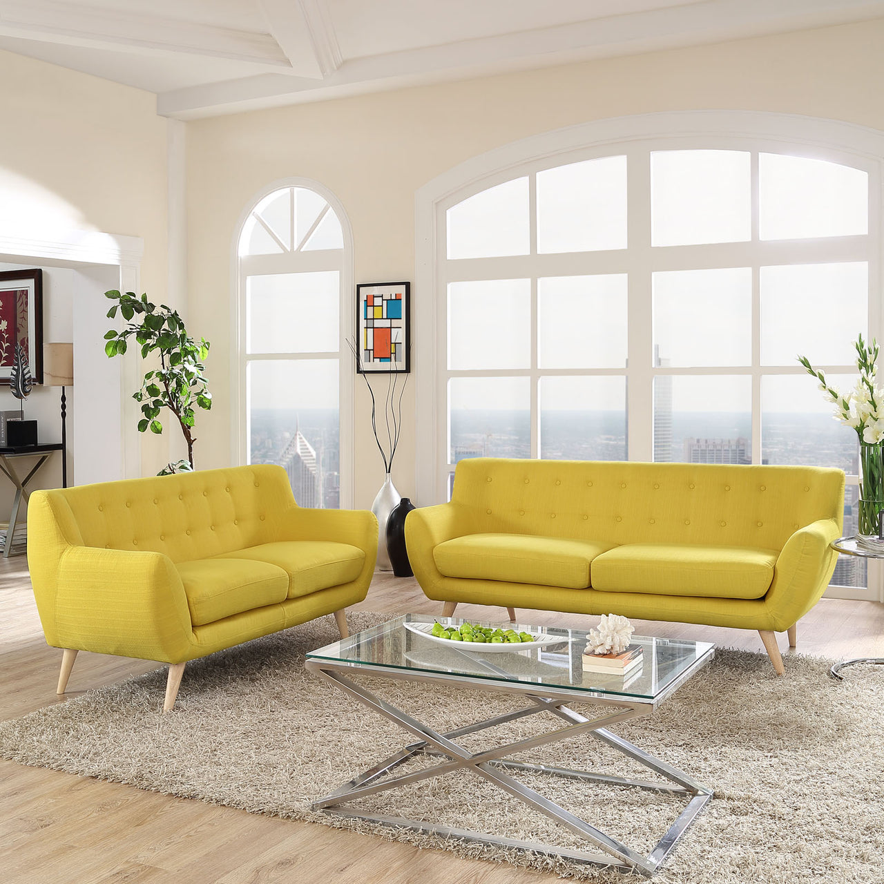 Remark 2 Piece Living Room Set, Sunny