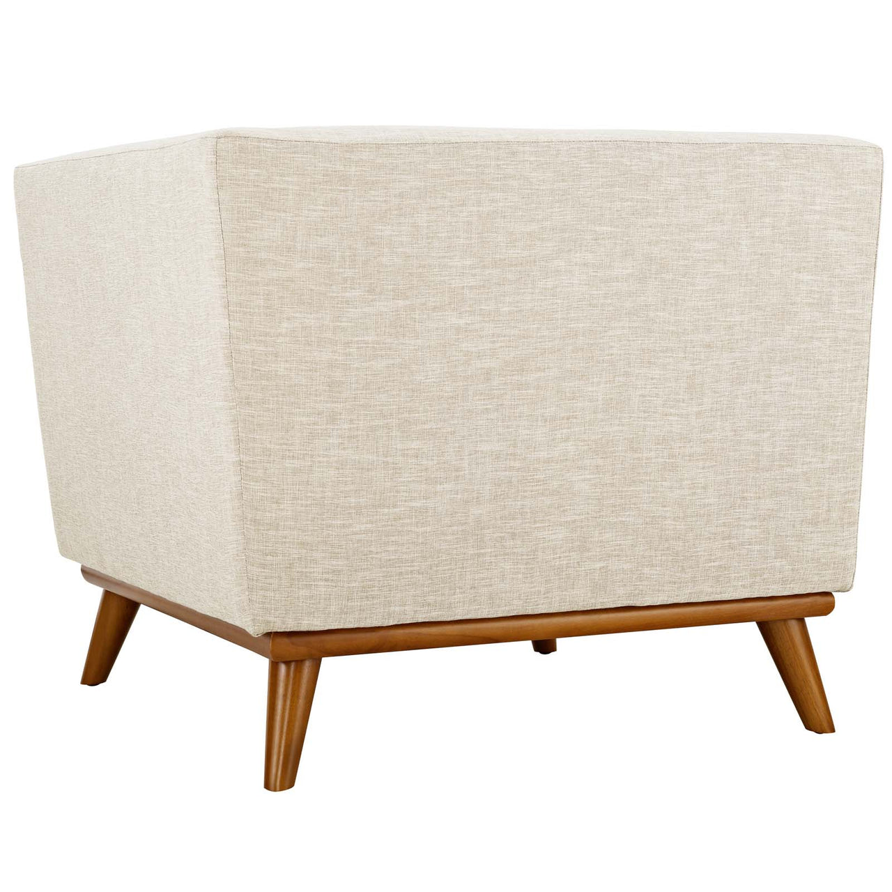 Engage Upholstered Fabric Corner Chair | Modular Sectional Component, Beige