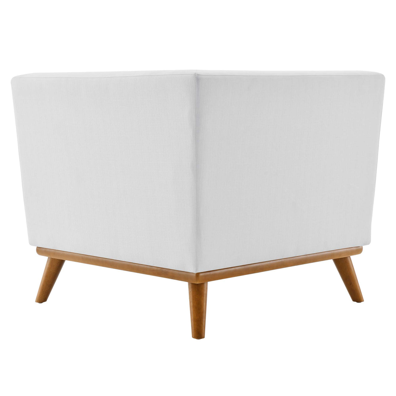 Rendezvous Textured Fabric Corner Chair | Modular Sectional Component, White