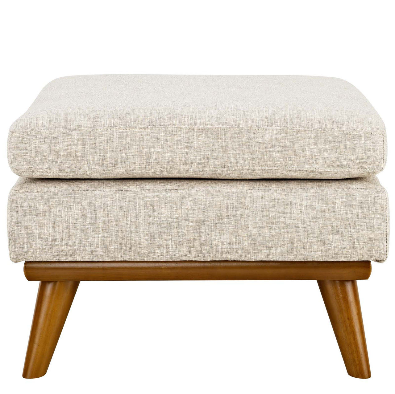Engage Upholstered Fabric Ottoman | Modular Sectional Component, Beige