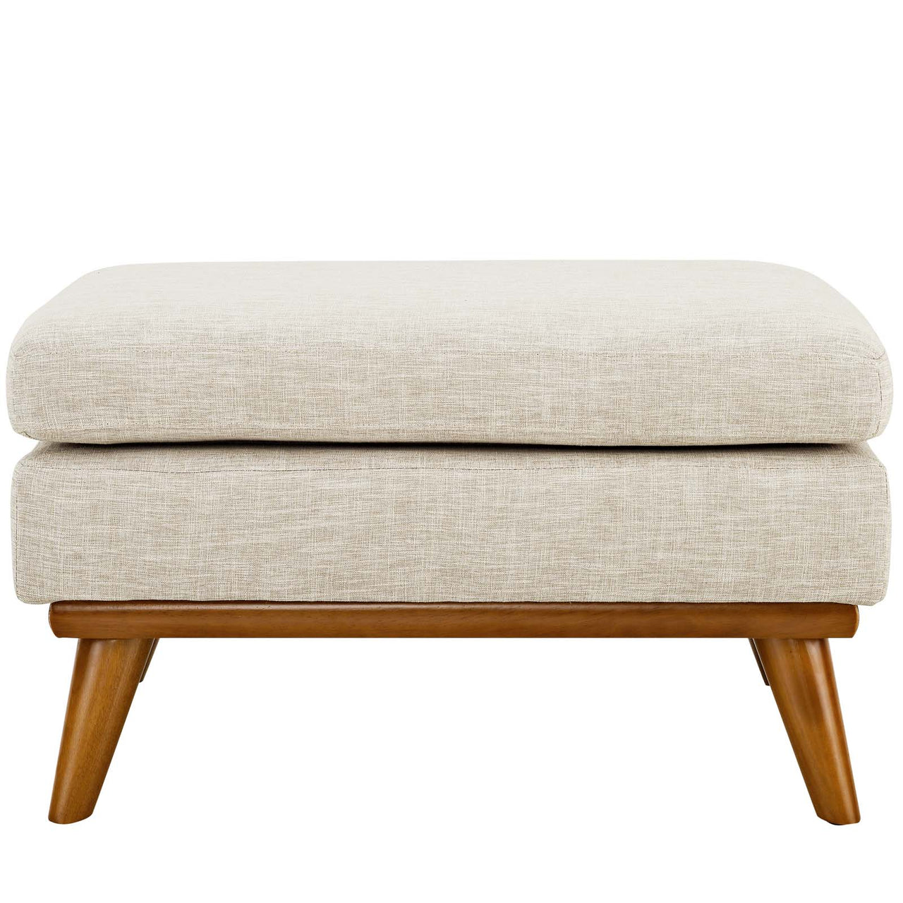 Engage Upholstered Fabric Ottoman | Modular Sectional Component, Beige