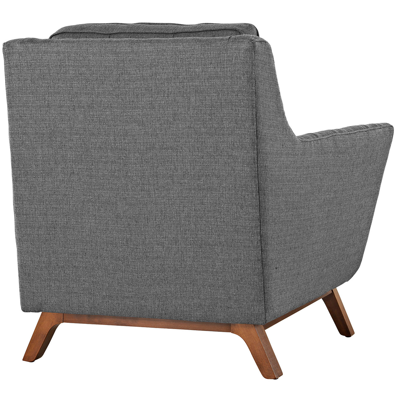 Beguile Upholstered Fabric Armchair, Gray