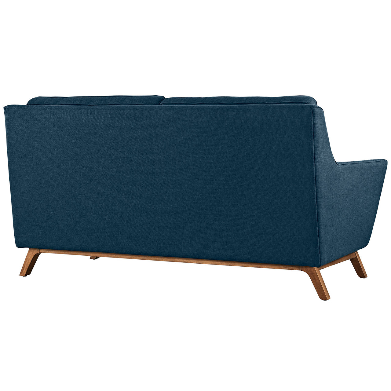 Beguile Upholstered Fabric Living Room Set Set of 3, Azure