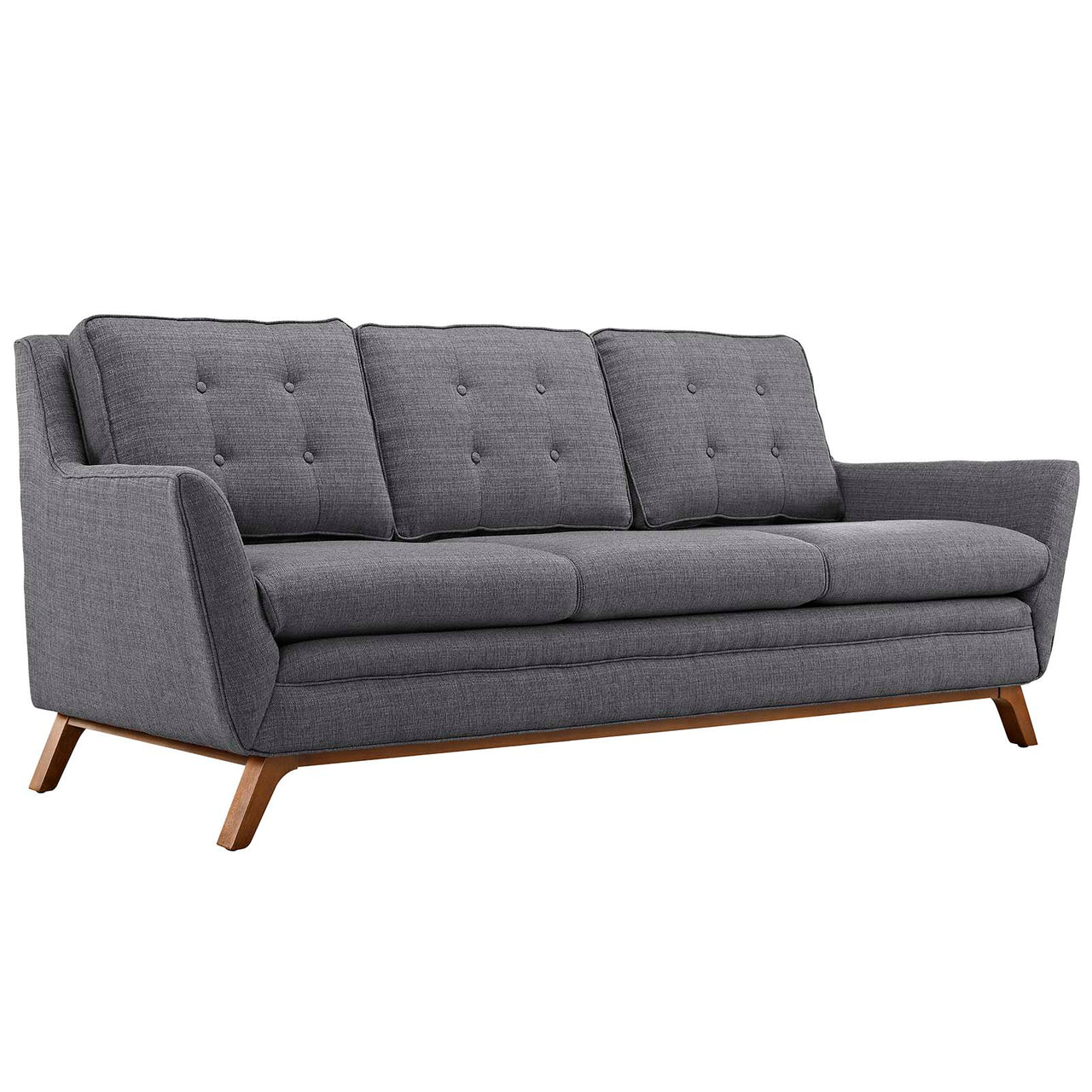 Captivate Fabric Sofa, Gray