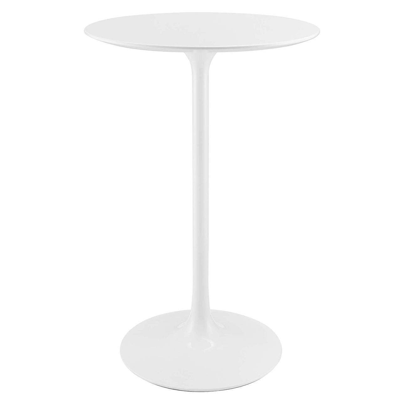 Ensemble Round Bar Table, White
