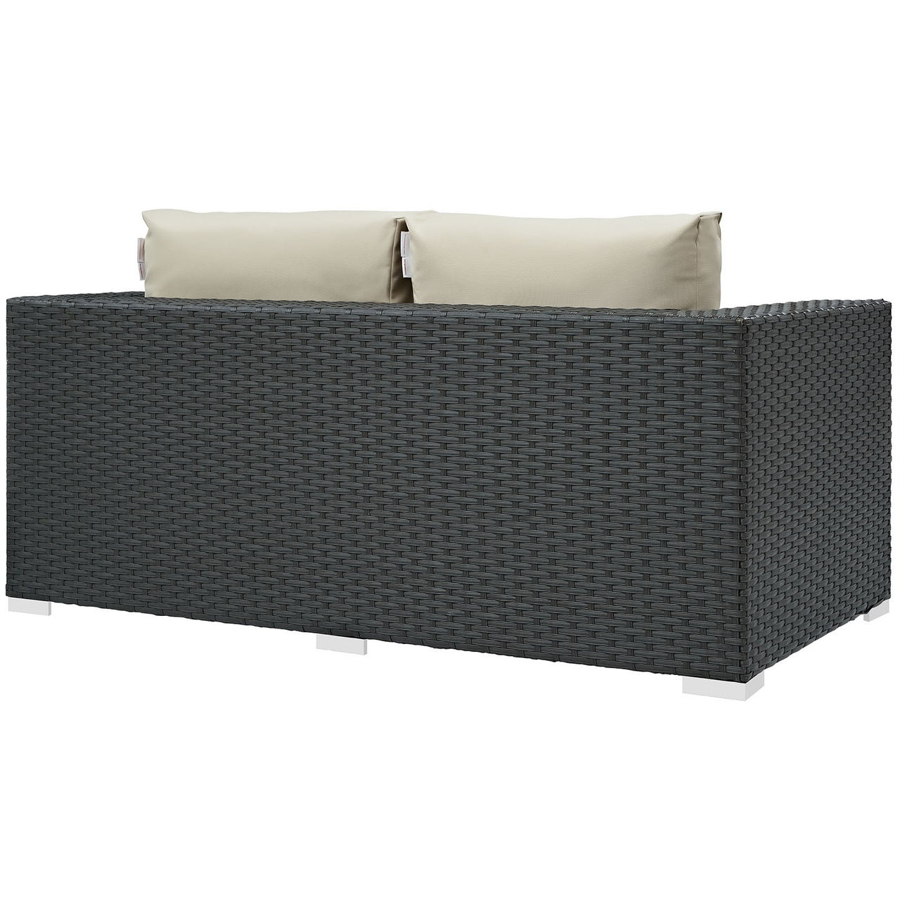Sojourn Outdoor Patio Sunbrella® Loveseat, Canvas Antique Beige