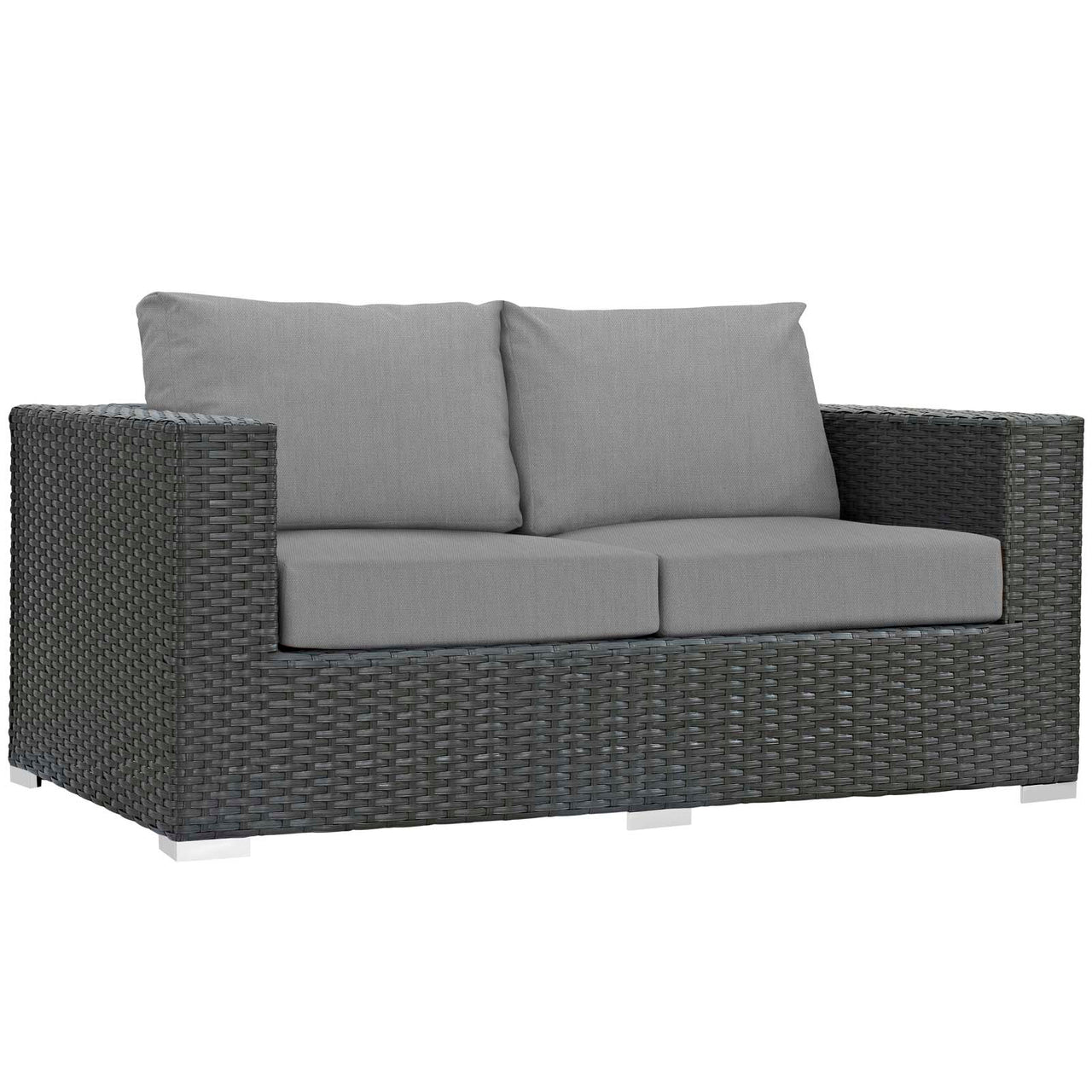 Soul Journey Alfresco Sunbrella® Loveseat, Canvas Gray