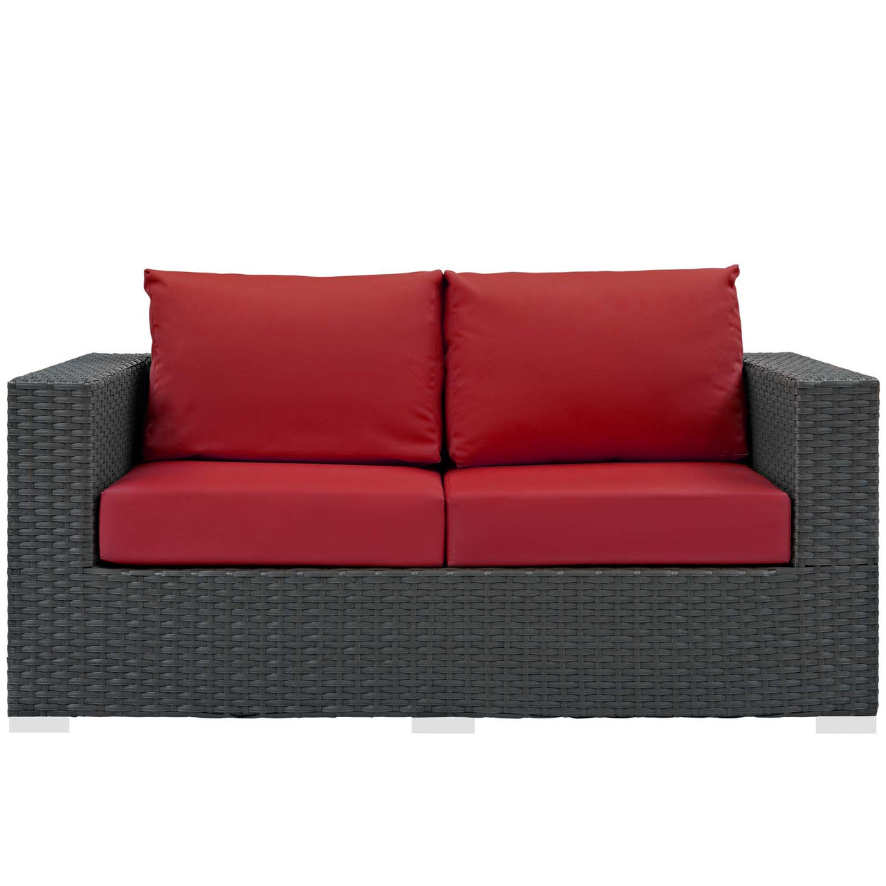 Soul Journey Alfresco Sunbrella® Loveseat, Canvas Red