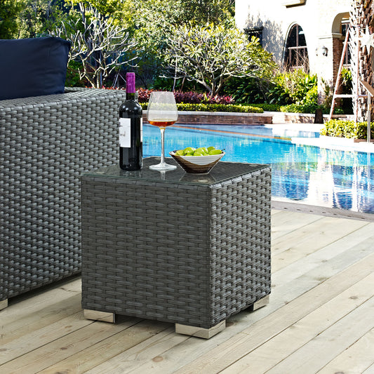 Soul Journey Alfresco Side Table, Chocolate