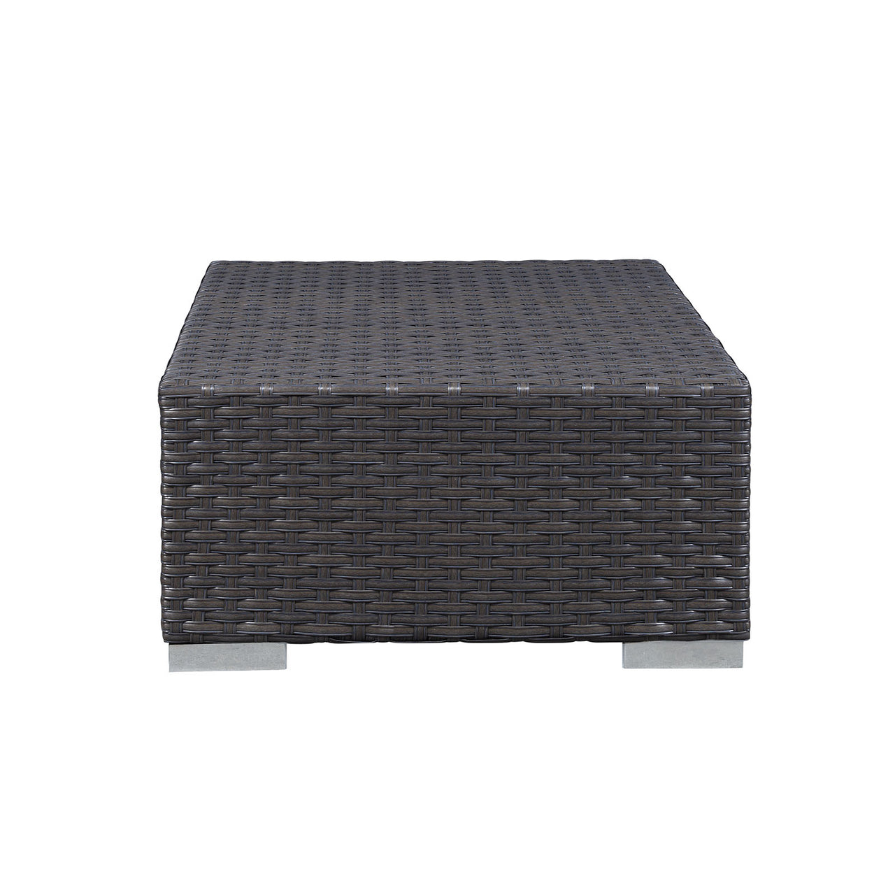 Soul Journey Alfresco Sunbrella® Ottoman | Outdoor Modular Sectional Component, Canvas Navy