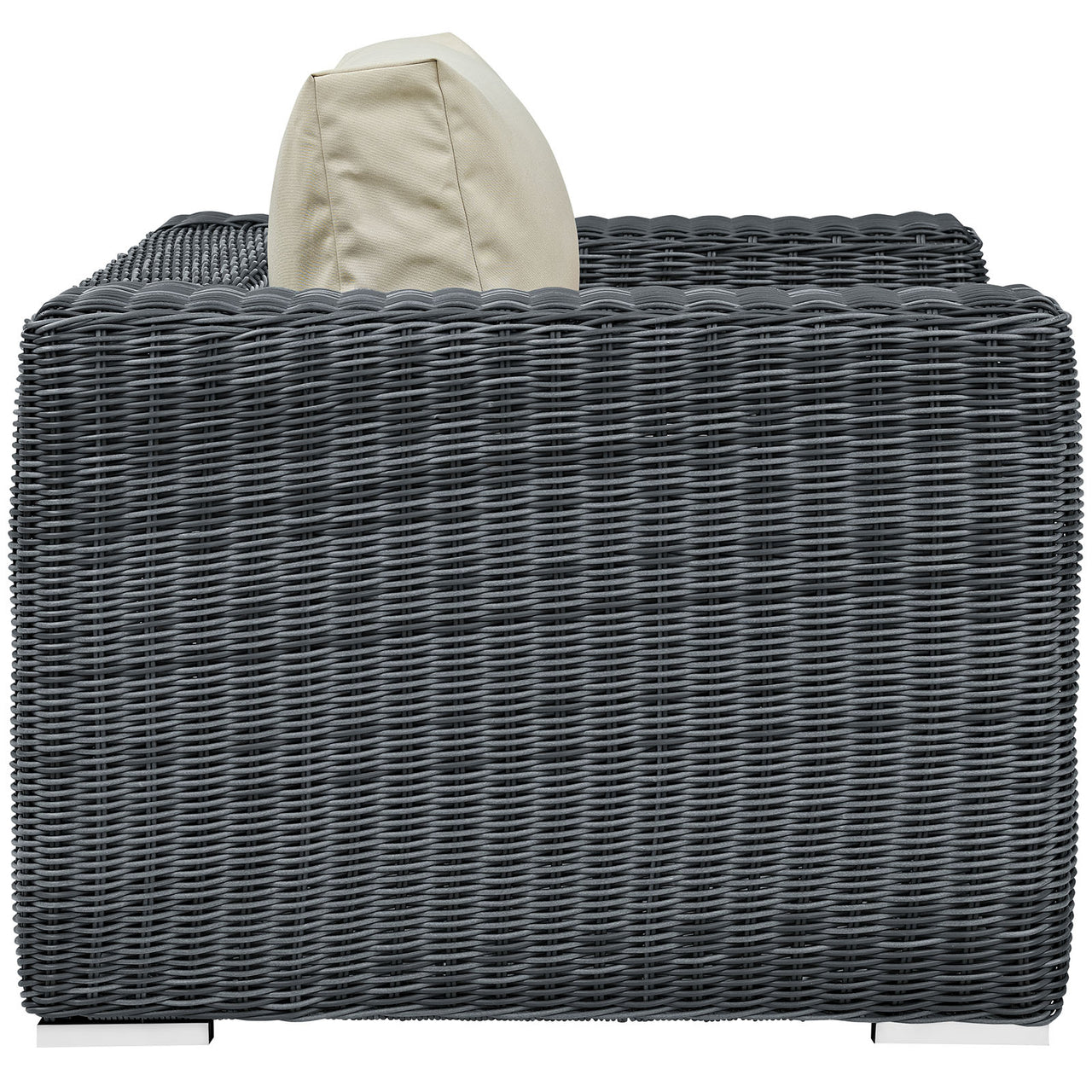 Summon Outdoor Patio Sunbrella® Armchair, Canvas Antique Beige