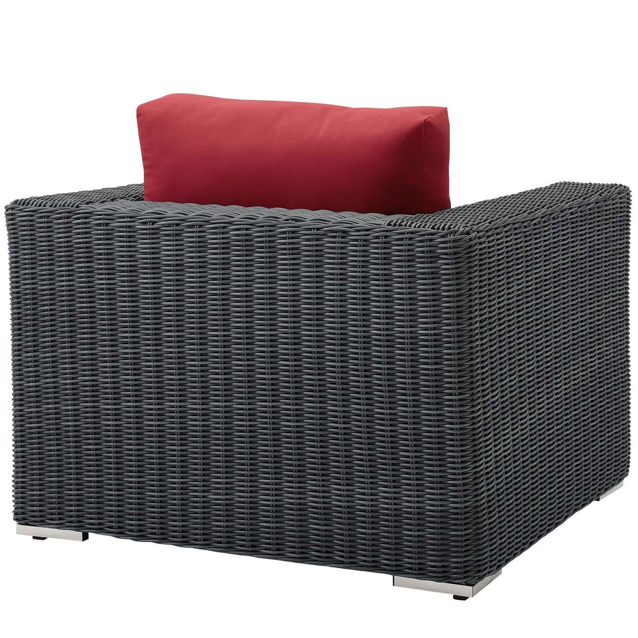 Summon Outdoor Patio Sunbrella® Armchair, Canvas Red