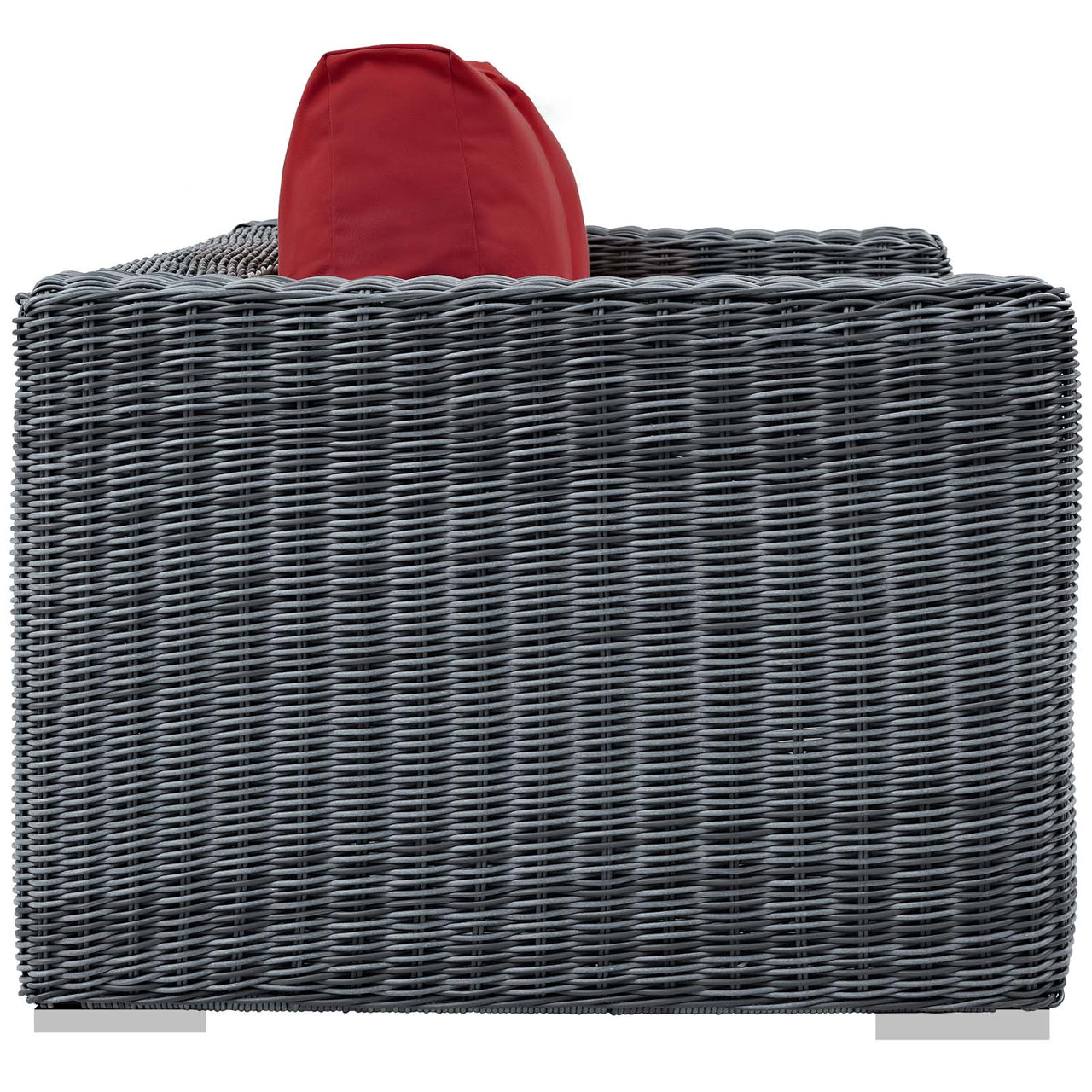 Invocation Alfresco Sunbrella® Loveseat, Canvas Red
