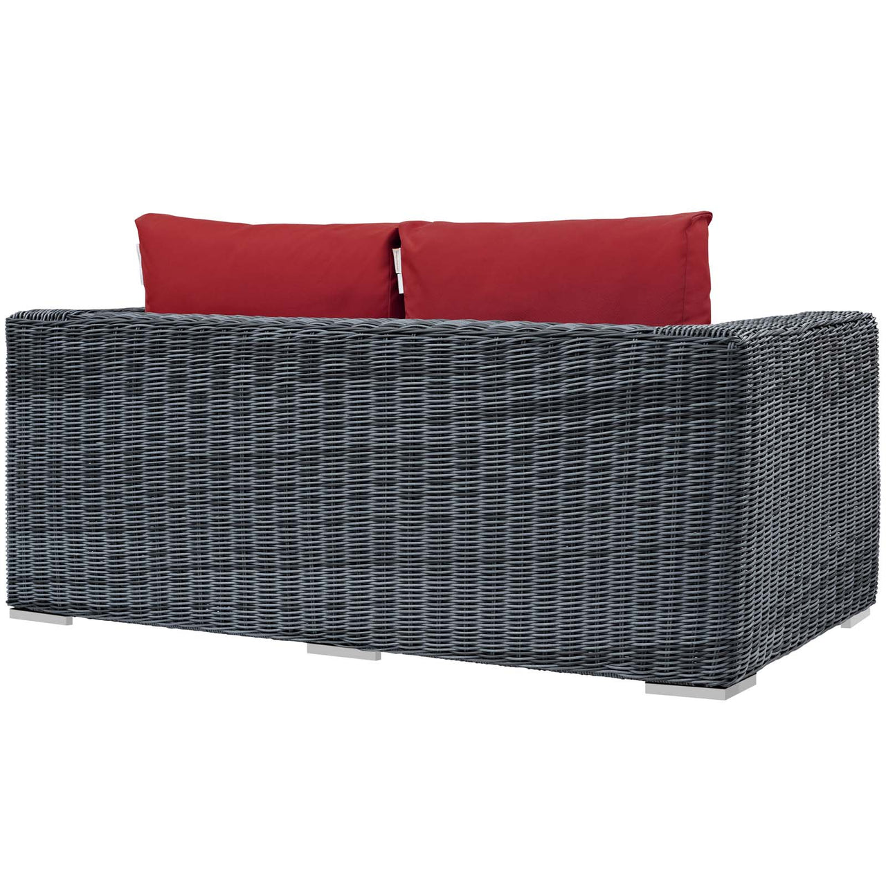 Invocation Alfresco Sunbrella® Loveseat, Canvas Red