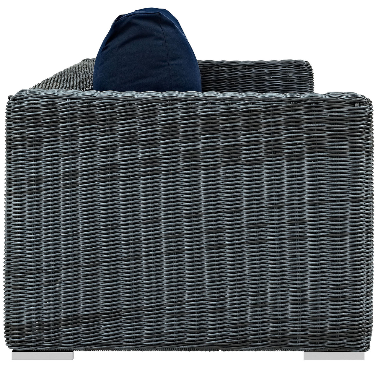 Summon Outdoor Patio Sunbrella® Sofa, Canvas Navy