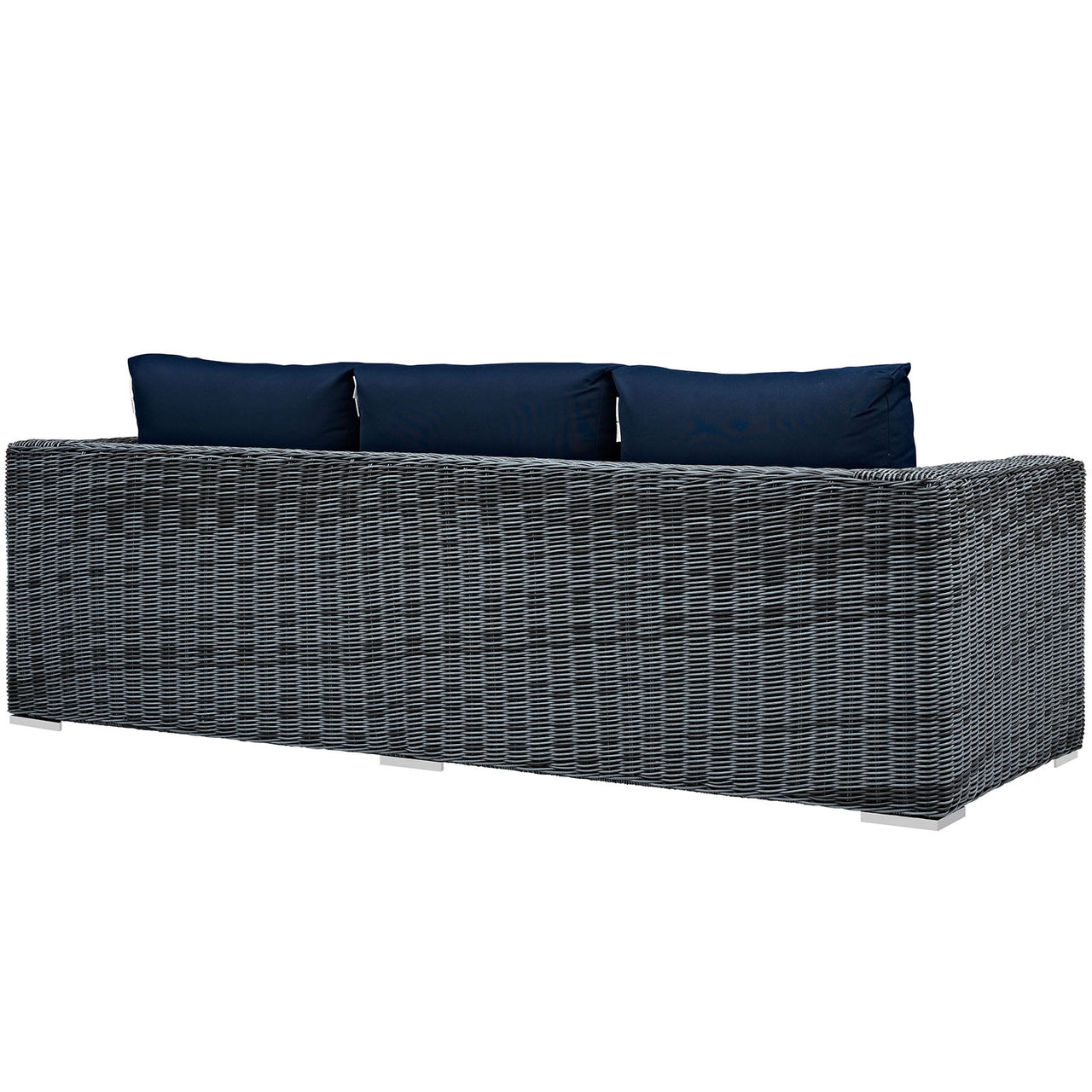 Summon Outdoor Patio Sunbrella® Sofa, Canvas Navy