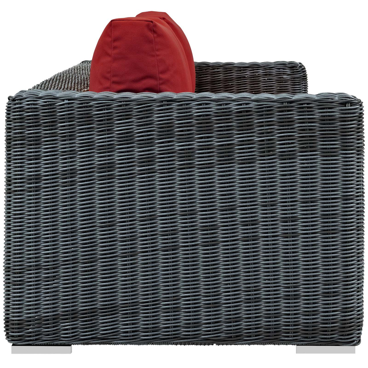 Invocation Alfresco Sunbrella® Sofa, Canvas Red