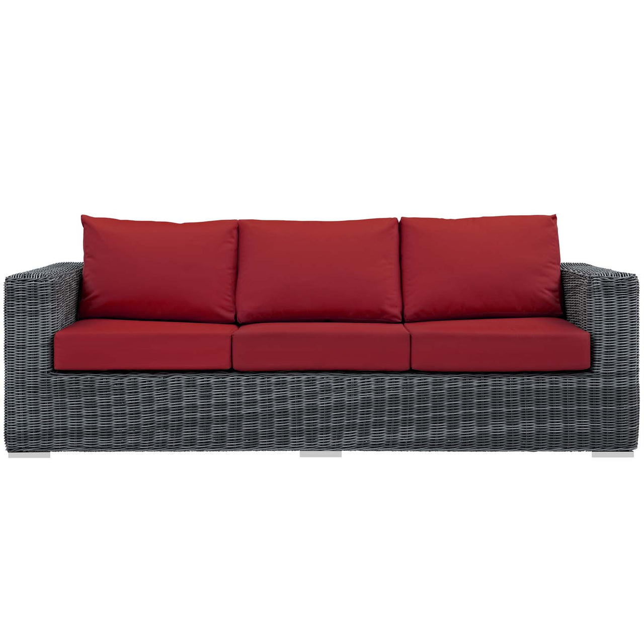 Invocation Alfresco Sunbrella® Sofa, Canvas Red