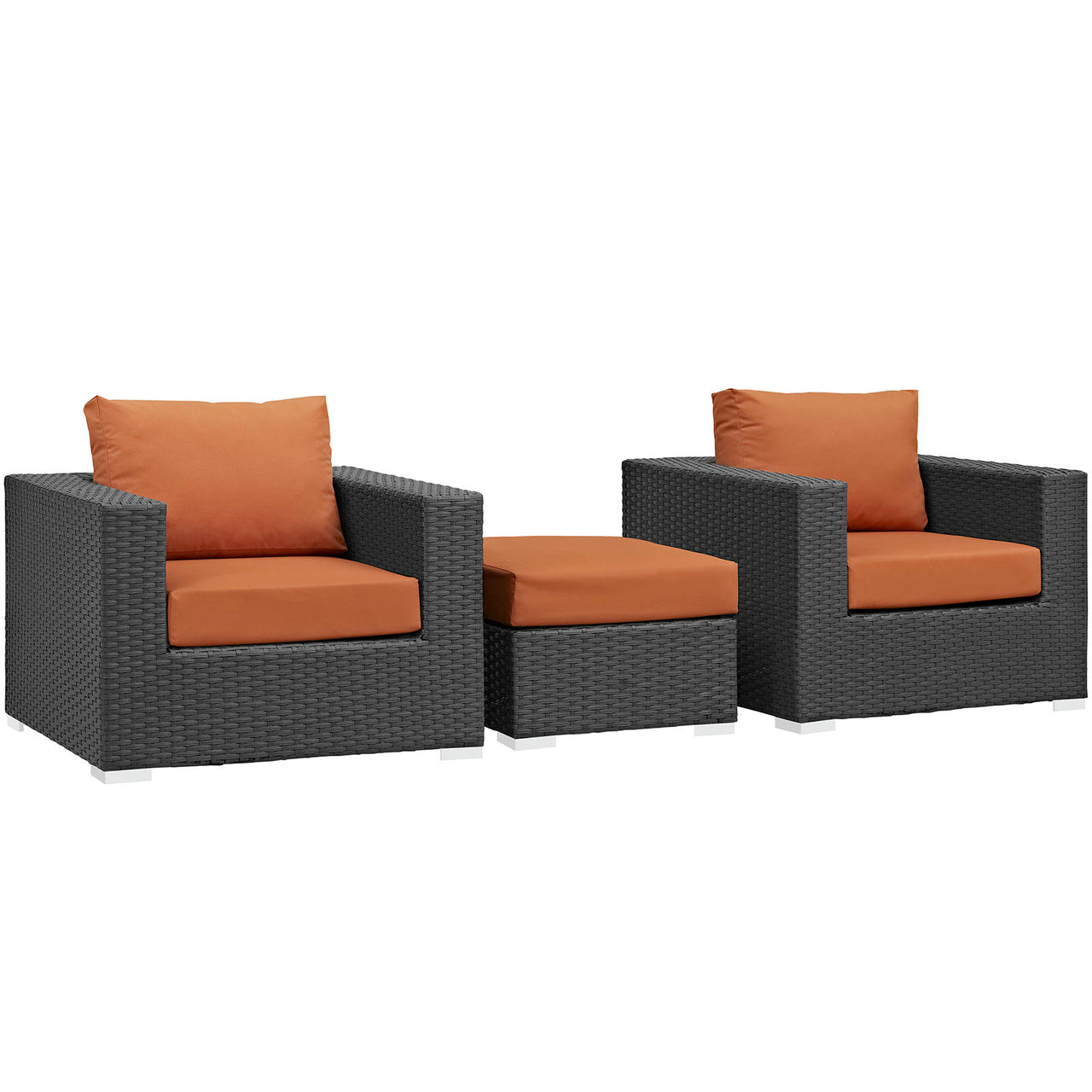 Soul Journey 3-Piece Alfresco Sunbrella® Sectional Set, Canvas Tuscan